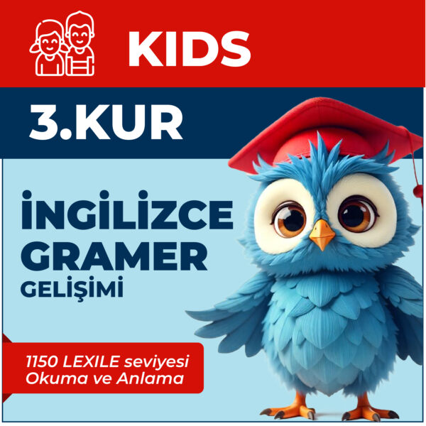 PupilEnglish Kids 3.Kur İNGİLİZCE GRAMER GELİŞİMİ